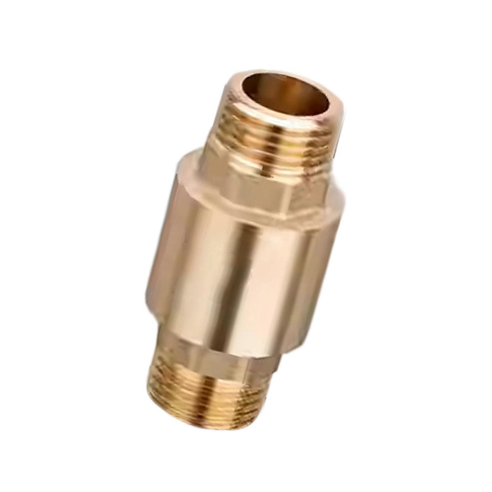 Industrial 1 In Check Valves Solid Brass Body Vertical Flows Control For Pipe Networking Home Use Temperature Resistant Multicolor