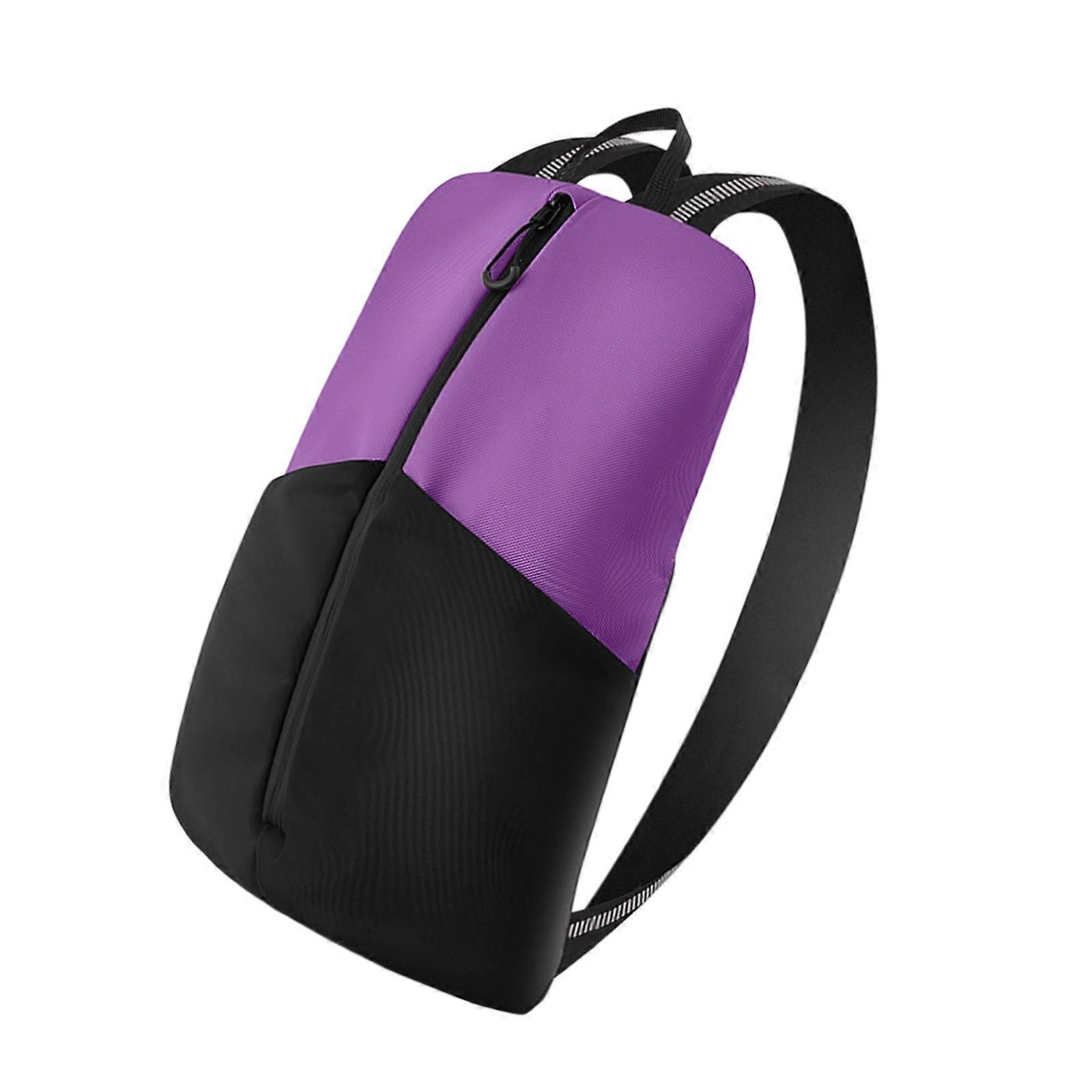 Multiple Functional Cycle Pack With Tall Observability Reflective Tape Impermeable Base Permanent 900D Fabric For Motorcyclists  Violet