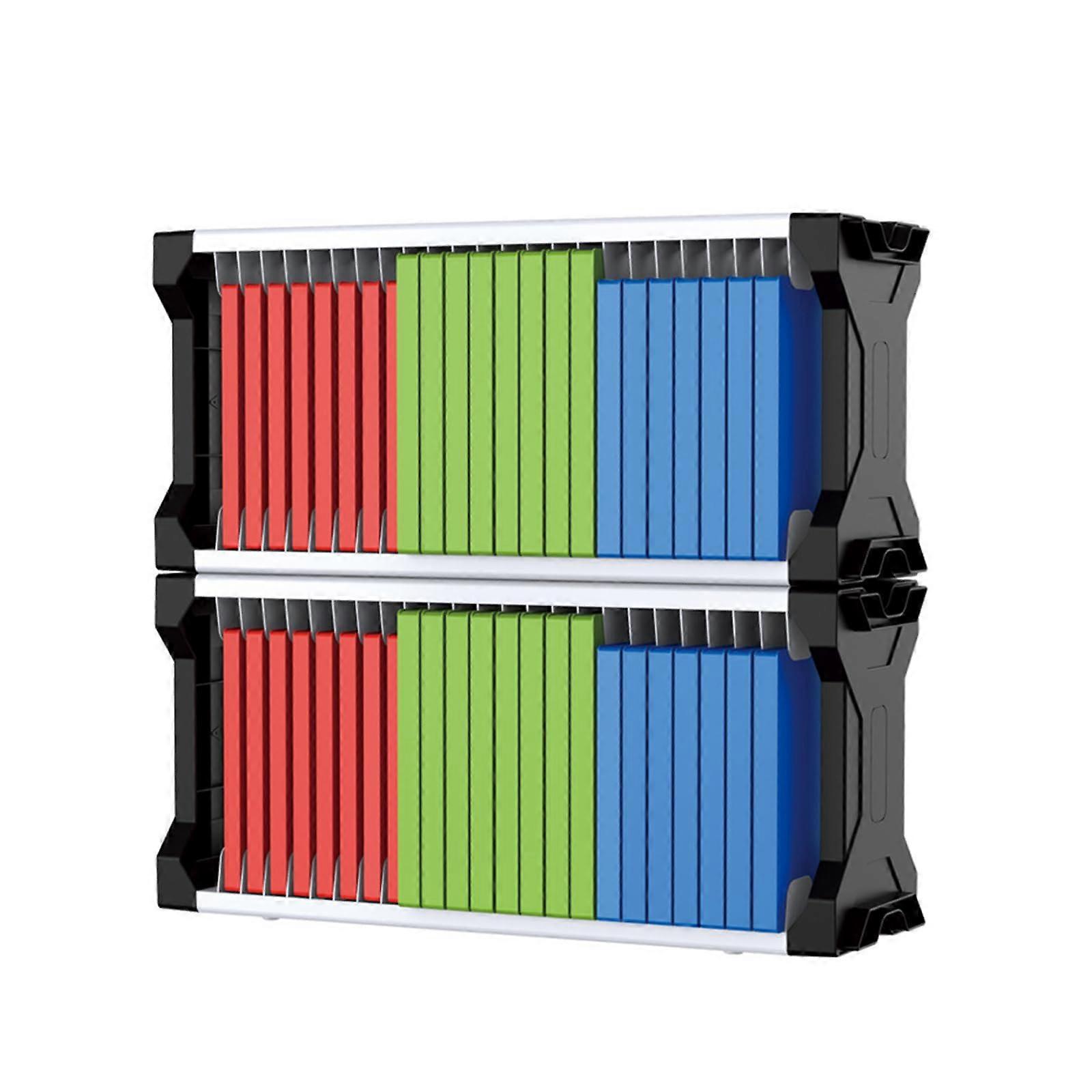 Video Game Storage Tower with Disc Holder and Dual Rack for PS5 Xbox Switch Controllers Headsets