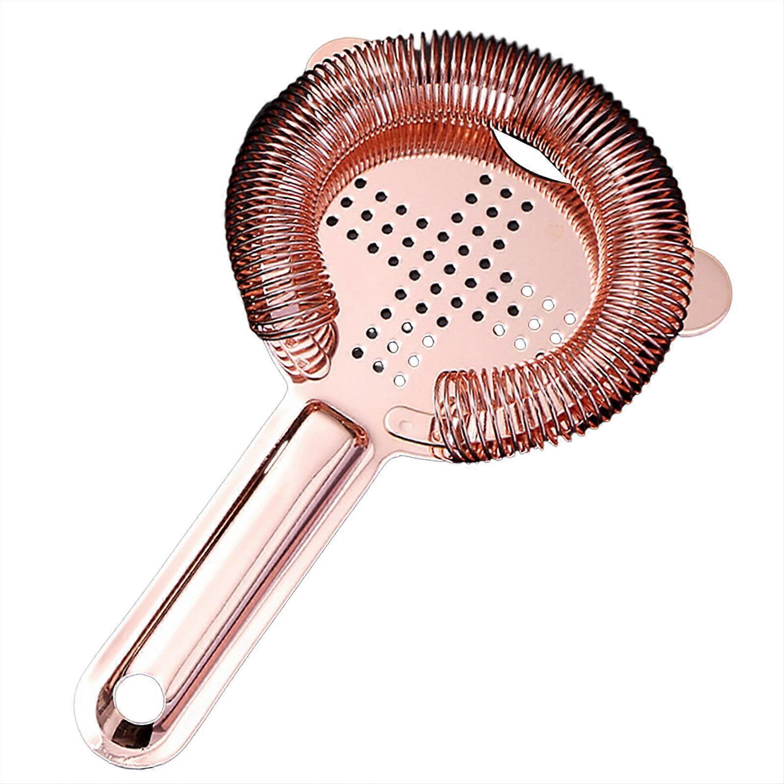 Cocktail Strainer Stainless Steel Ice Filtering Tool Colander Filter for Drink