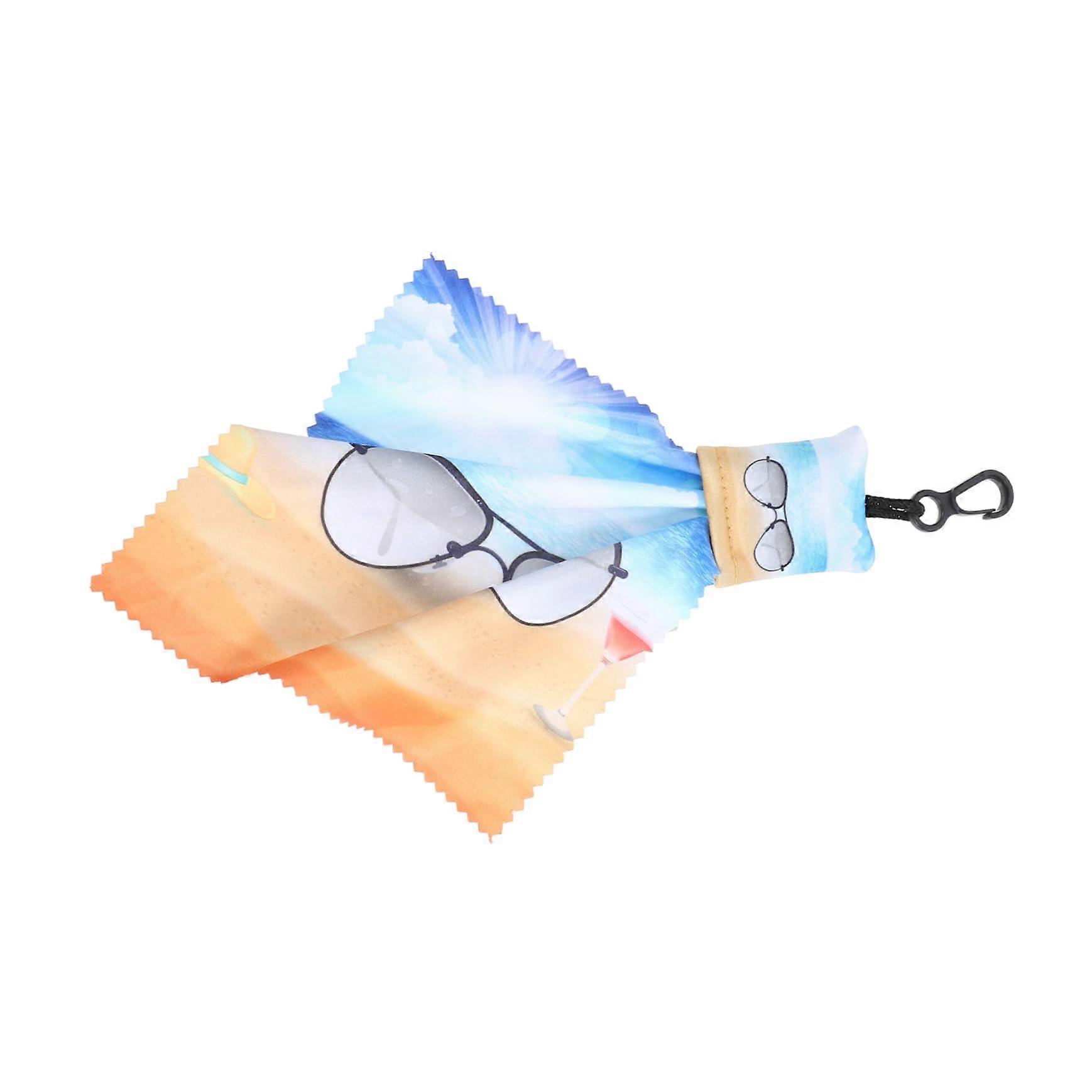 Glasses Cleaning Cloth Reusable Microfiber Lens Wipe for Eyeglasses and Smartphone Screens