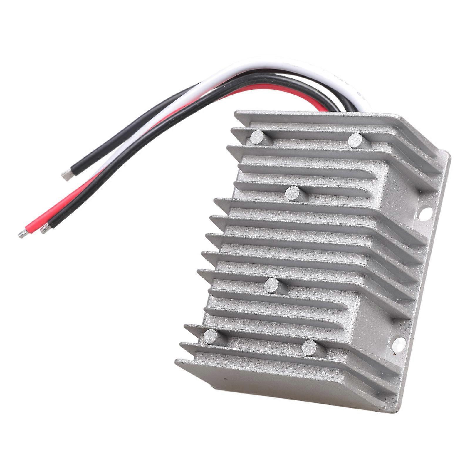 DC12V-24V to 5V Voltage Reducer, IP67 Waterproof Design Step Down Buck Modules Power Converter for Car Trucks SUV Multicolor