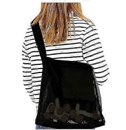 Collapsible Mesh Foraging Bag for Mushroom and Fruit Harvesting