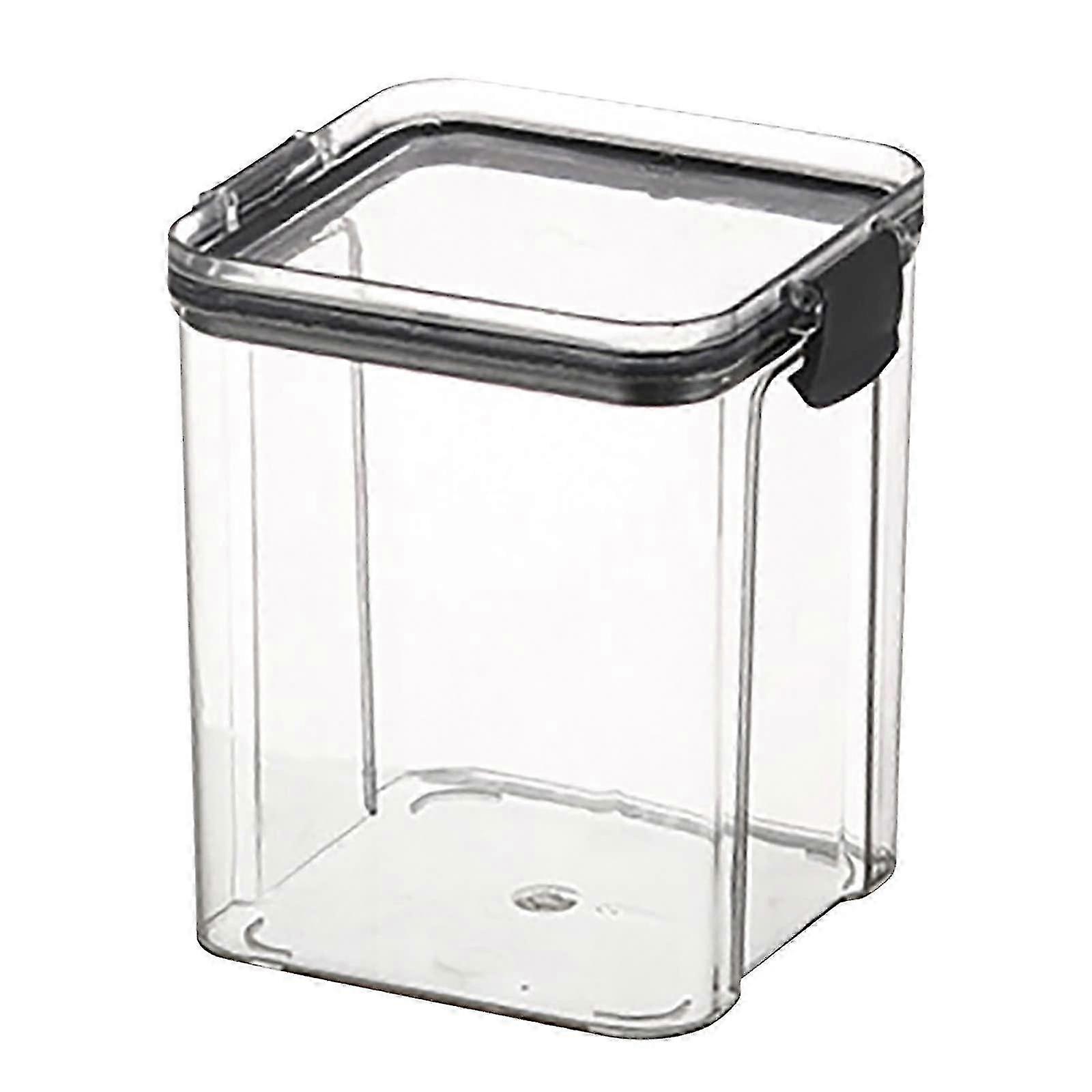 w Clear Plastic Airtight Food Containers - Tall Square Storage Boxes (Multi-Pack)