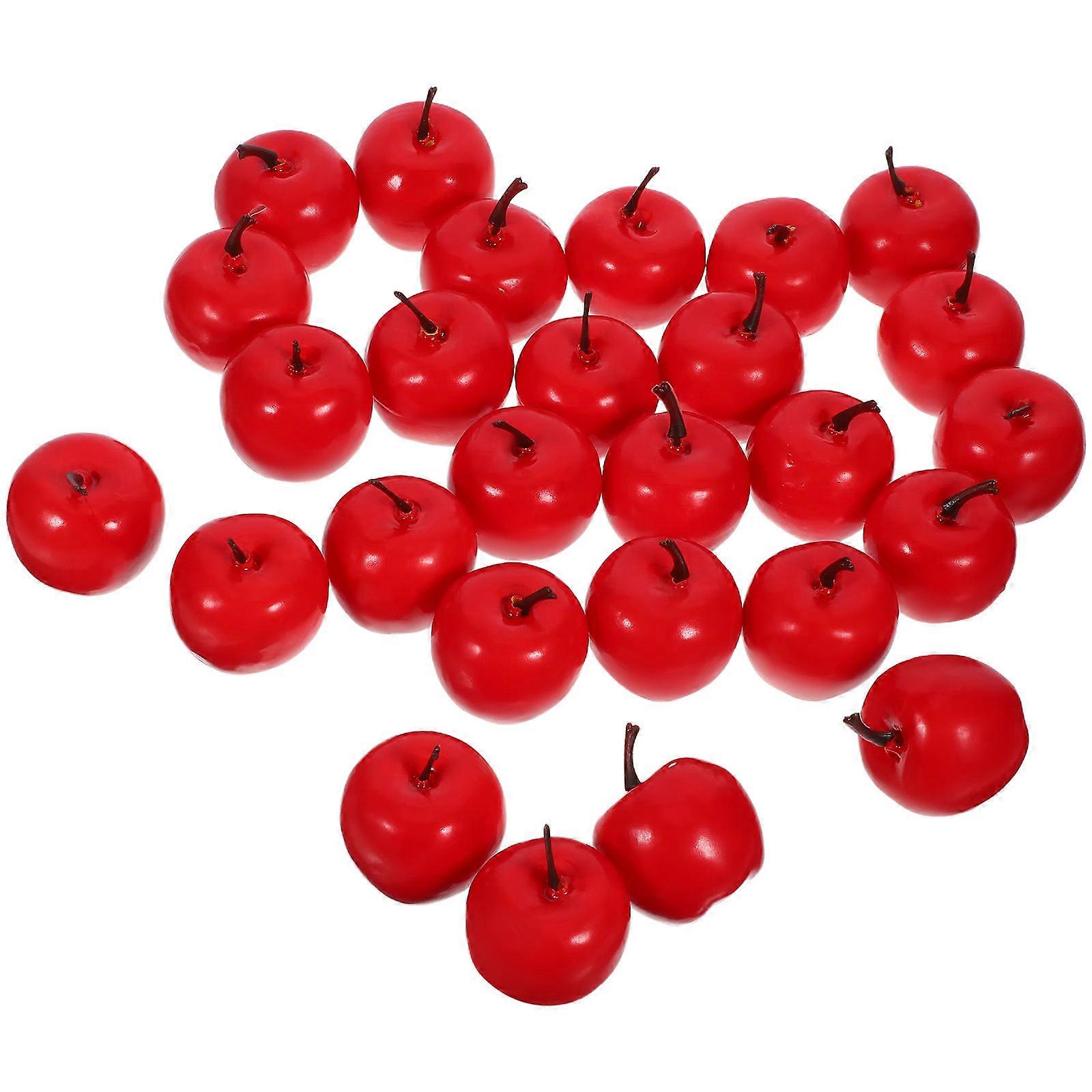 Realistic Fruit Model Simulation Ornament for Display 30Pcs