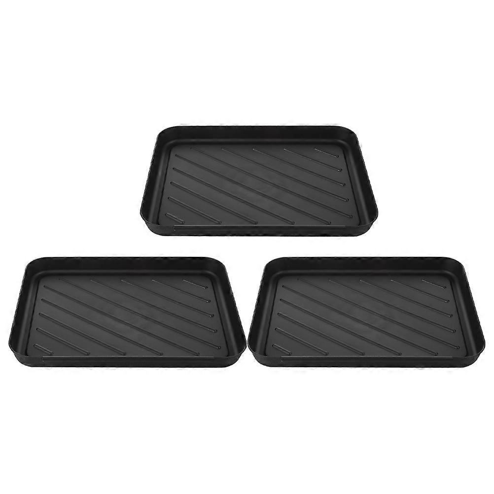 Shoes Tray Multi-Functional Boot Tray for Storage Use 3Pcs Plastic Set