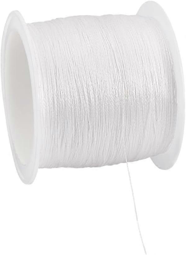 109 Yards Bracelet String 0.13mm Fishing Line for Crafts Thin Cord Strong Craft String Micro Fused Beading Thread for Jewelry Making for Kontting Sewi
