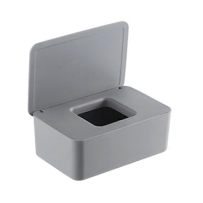 Tissue Storage Box and Wet Wipes Dispenser with Lid, Dustproof Organizer for Home and Car