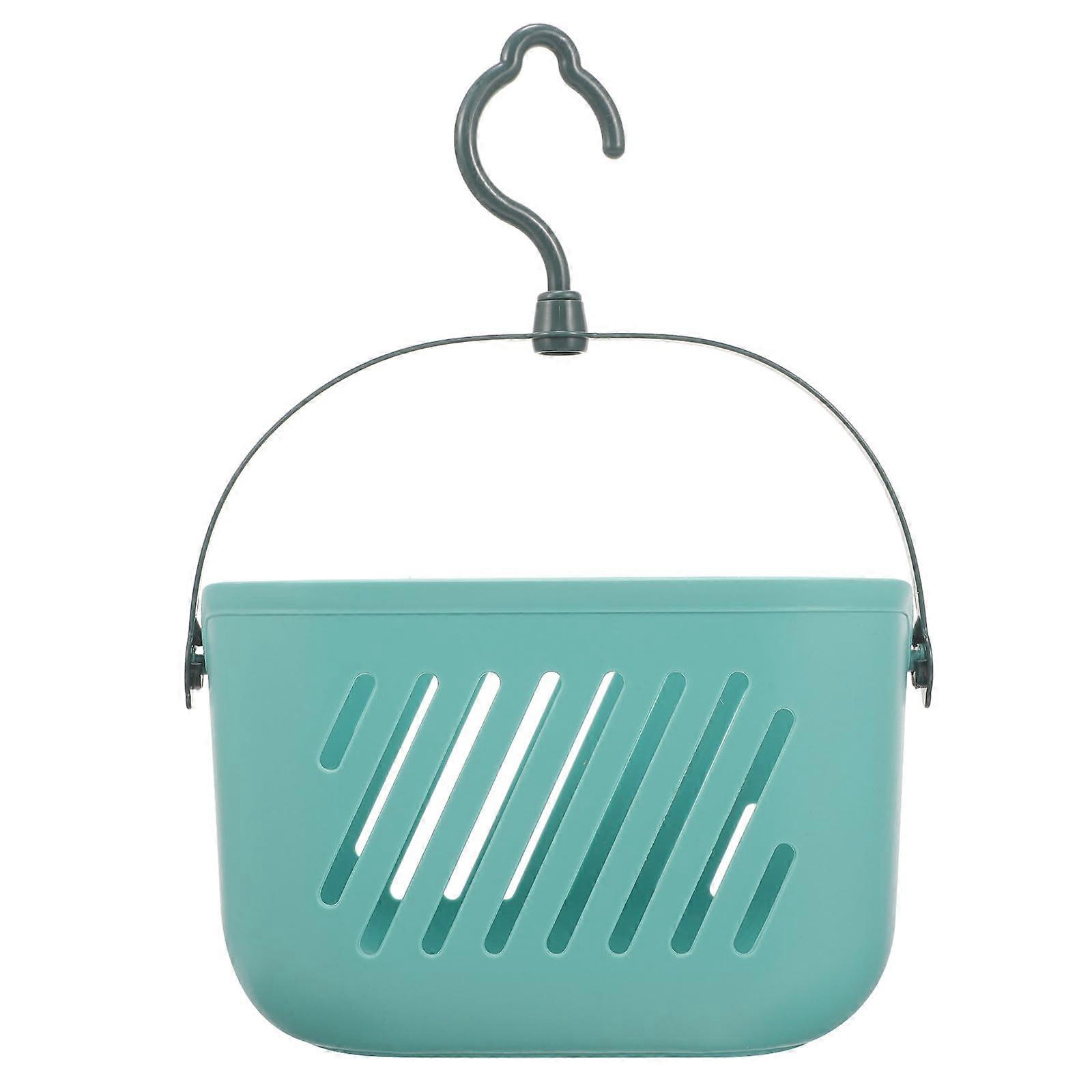 Shower Caddy Hanging Basket with Fast Drainage Multipurpose Bathroom Organizer for Accessories Blue