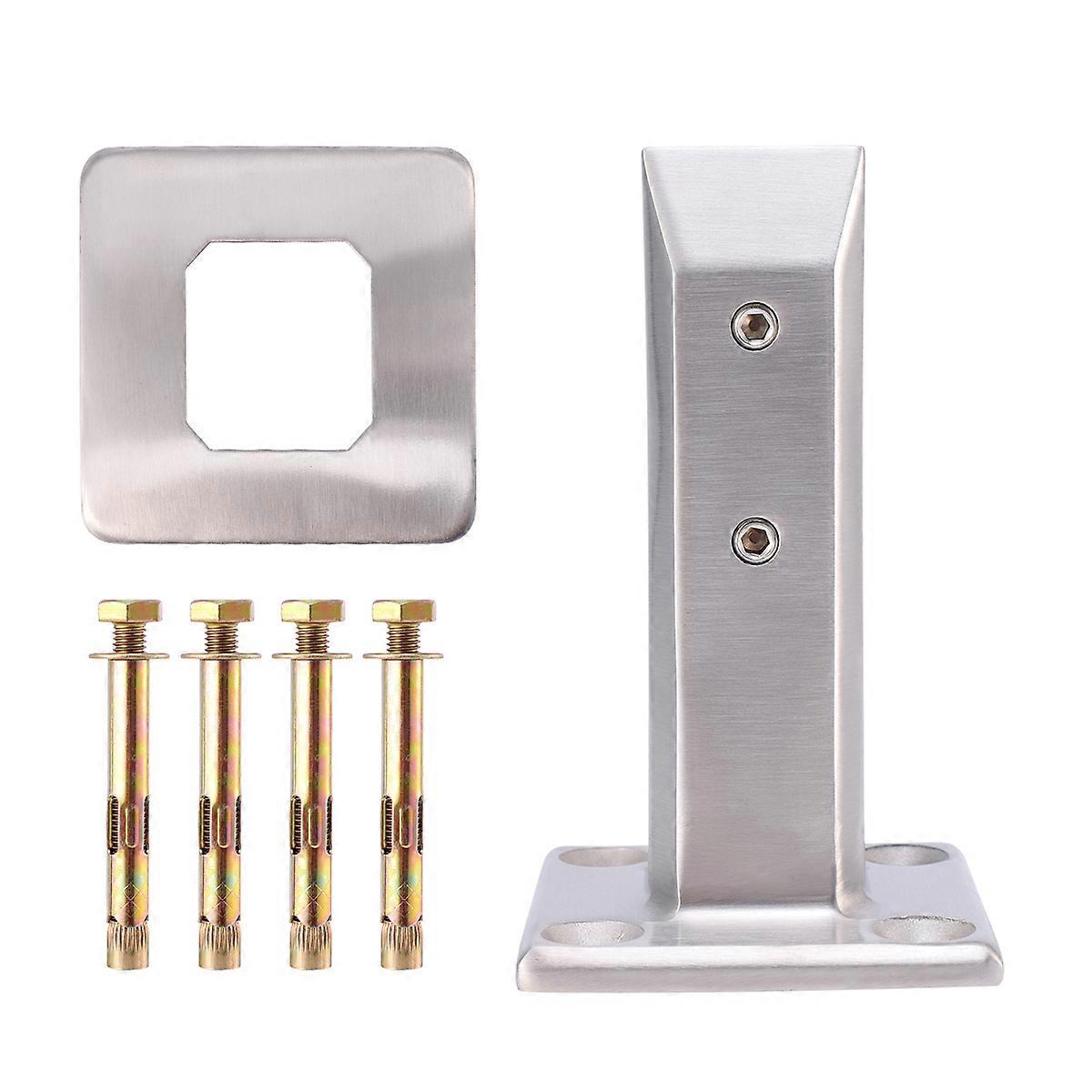 Stainless Steel Glass Clamp for Fixing Use Durable Glass Fixing Tool with Lid and Screw