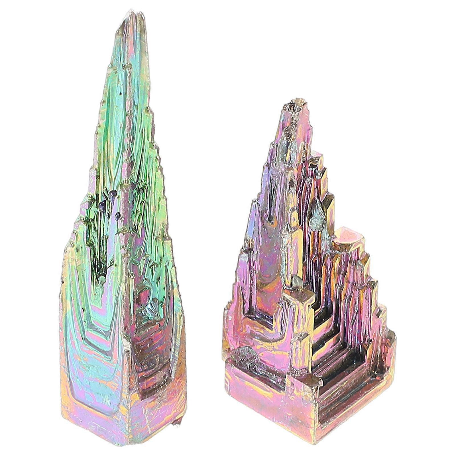 Bismuth Crystal Bismuth Craft Ornament for Decor Delicate Specimens