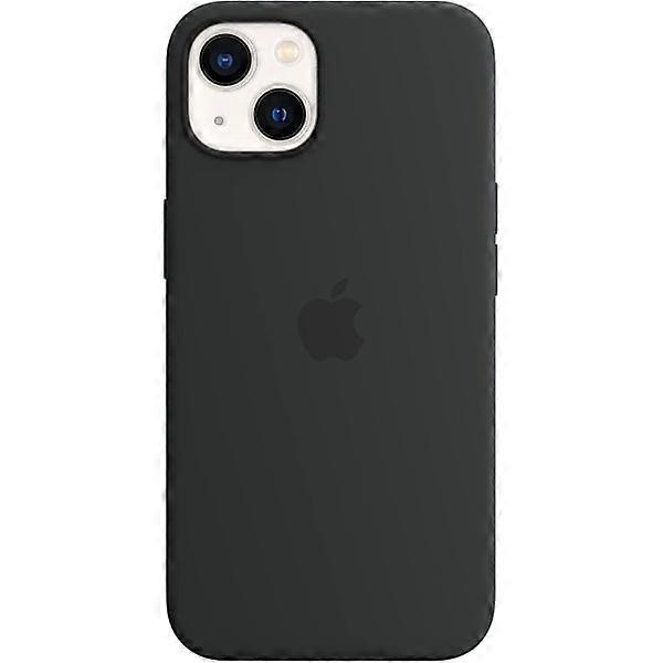 Leather Case for compatible with iPhone 13 Mini with Magsafe (Midnight Black)