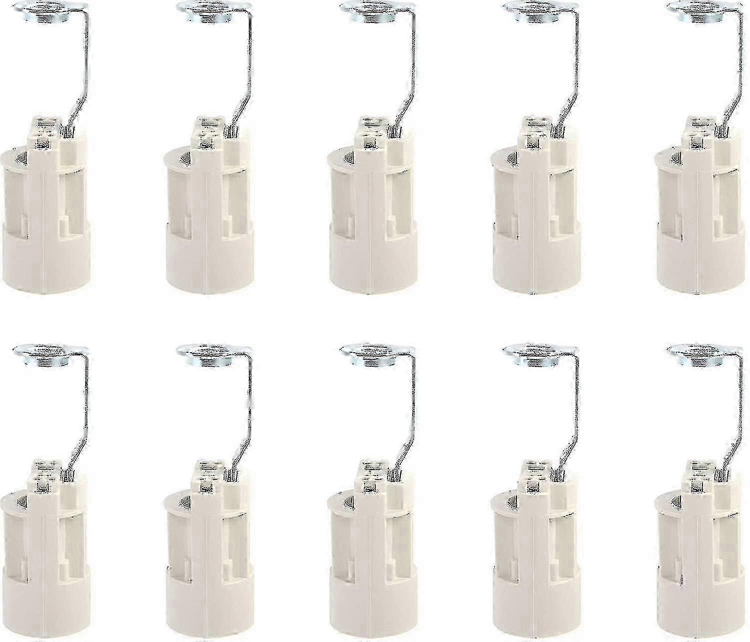 E14 Lamp Sockets Converter for Candles, Adjustable Base Holder, 10-Pack