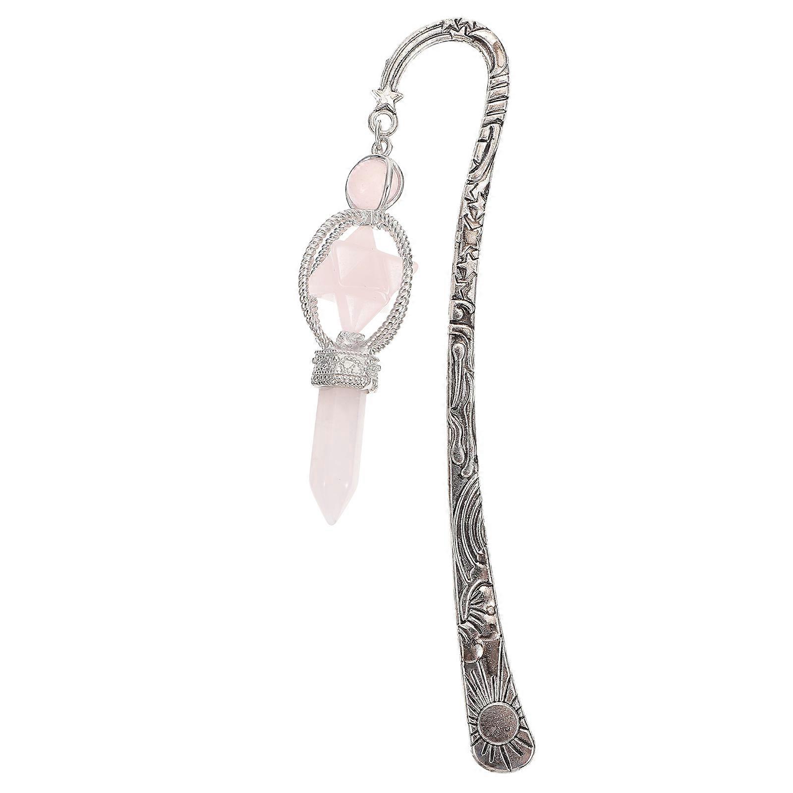 Creative Crystal Craft Bookmark for Reading 8Pcs Unique Pendant Book Tags