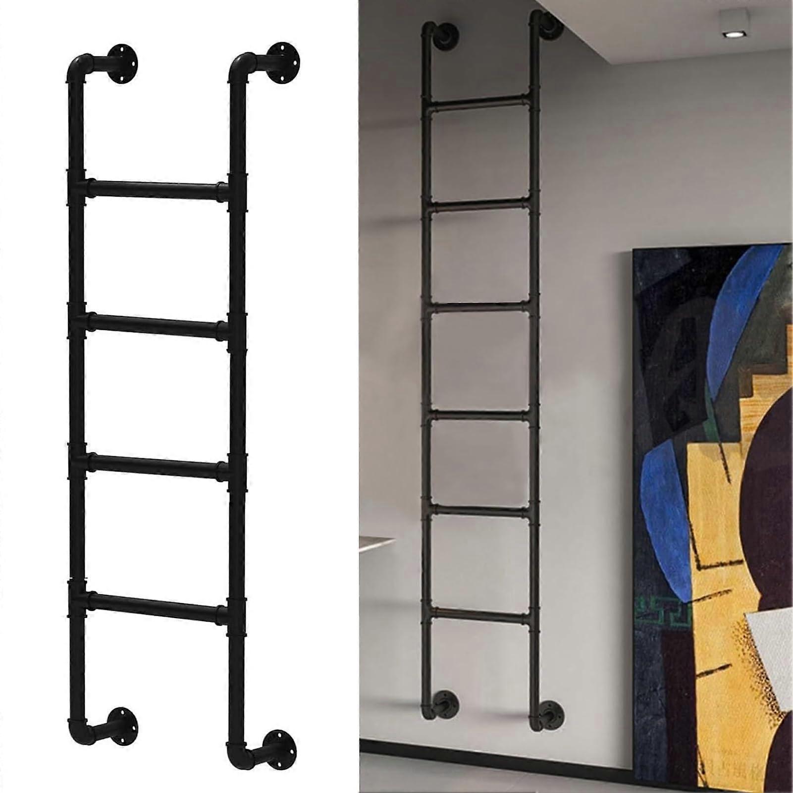 Heavy Duty Wall Mounted Metal Bunk Bed Ladder for RV, Space Saving Design, 330lbs Capacity