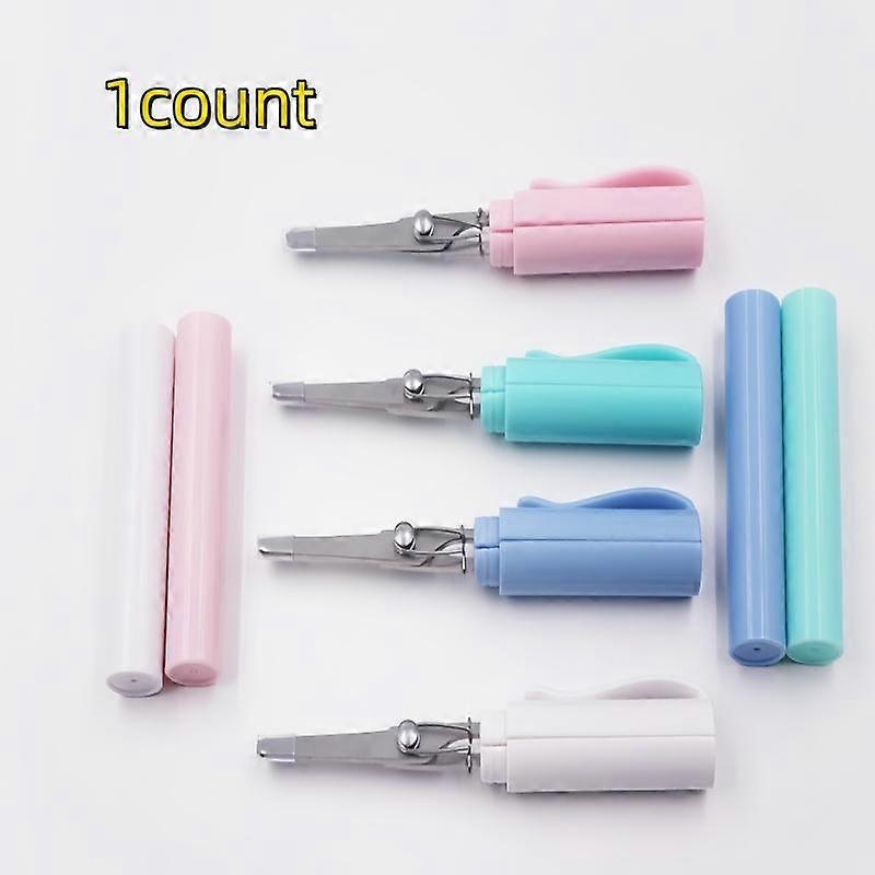 Mini Portable Folding Scissors, Artistic Paper Cutting Tools for School Office Home Use, Compact Design for Easy Carrying & Storage