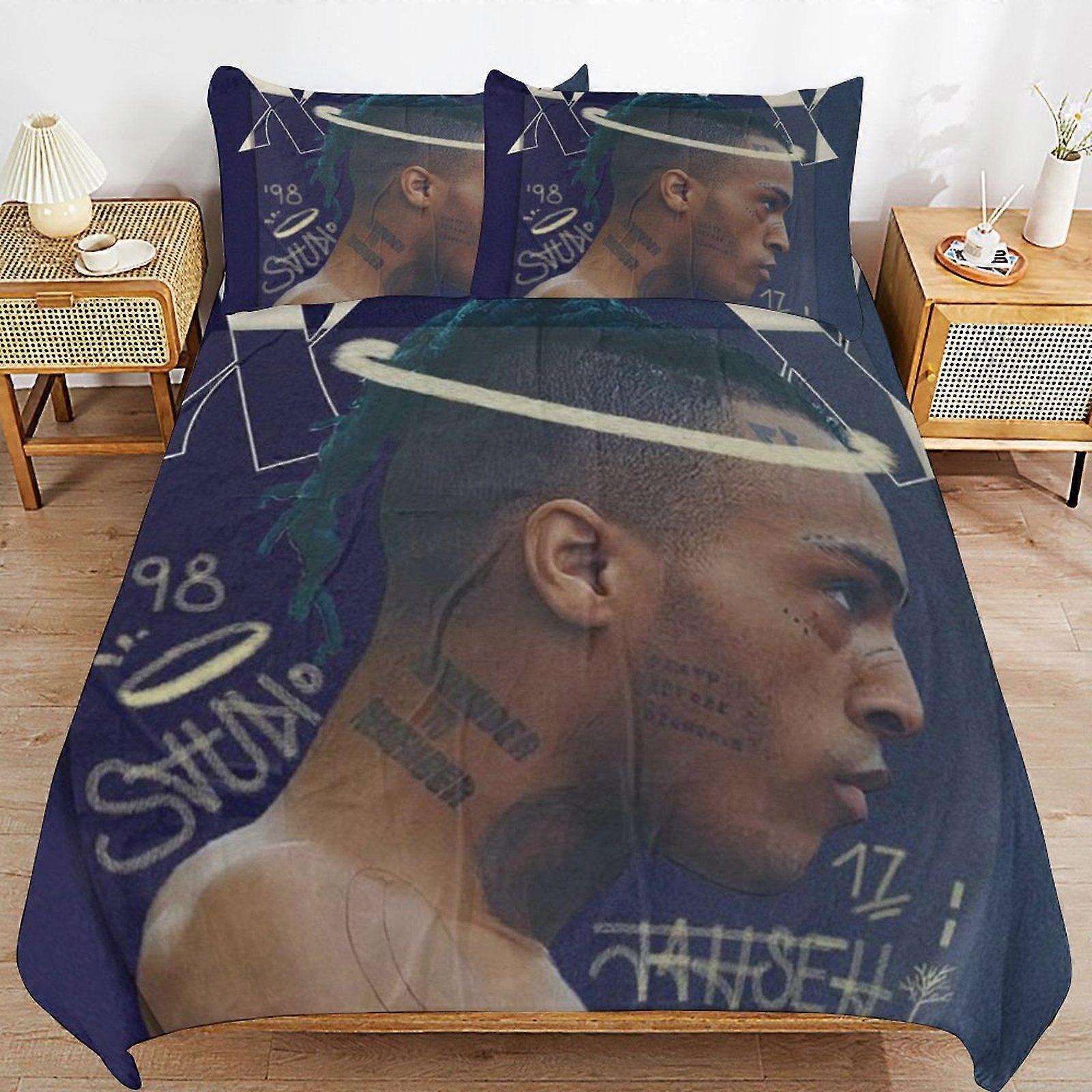 Travis scott Breathable Layer Comfortable Feel Soft Durable Fabric Bedding Duvet Cover Sets with Secure Closure