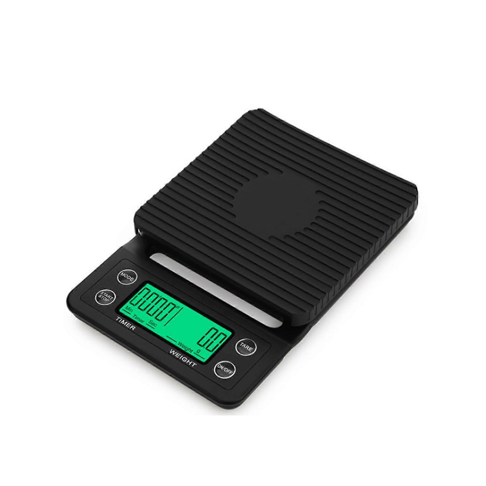 Coffee Scale 0.1g Precision with Timer for Kitchen Baking and Hand Brewing 5kg Capacity