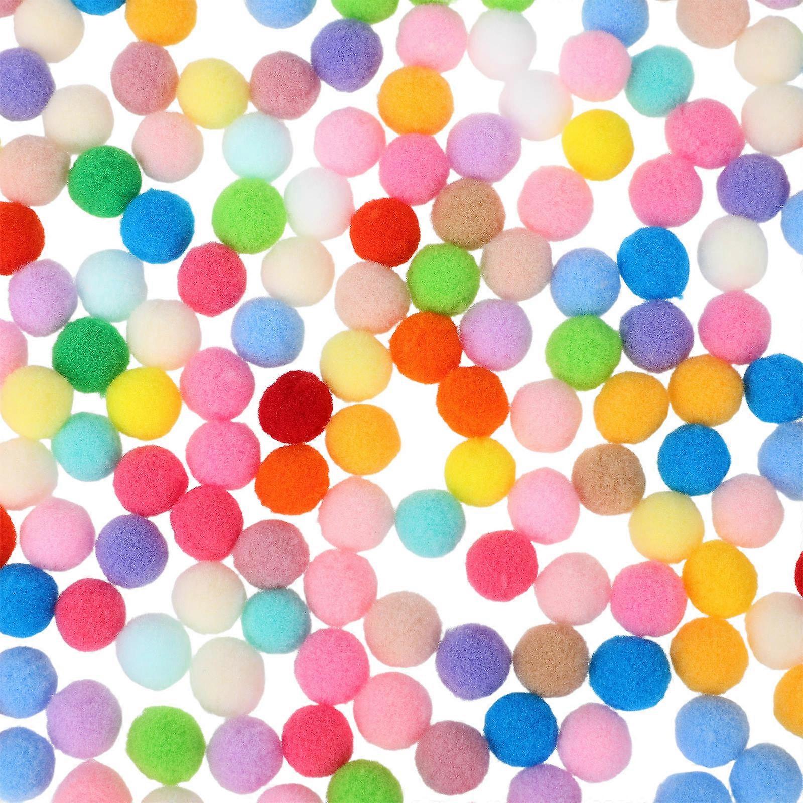 Colorful Plush Ball DIY Material for Creative Accessories 1000Pcs Set