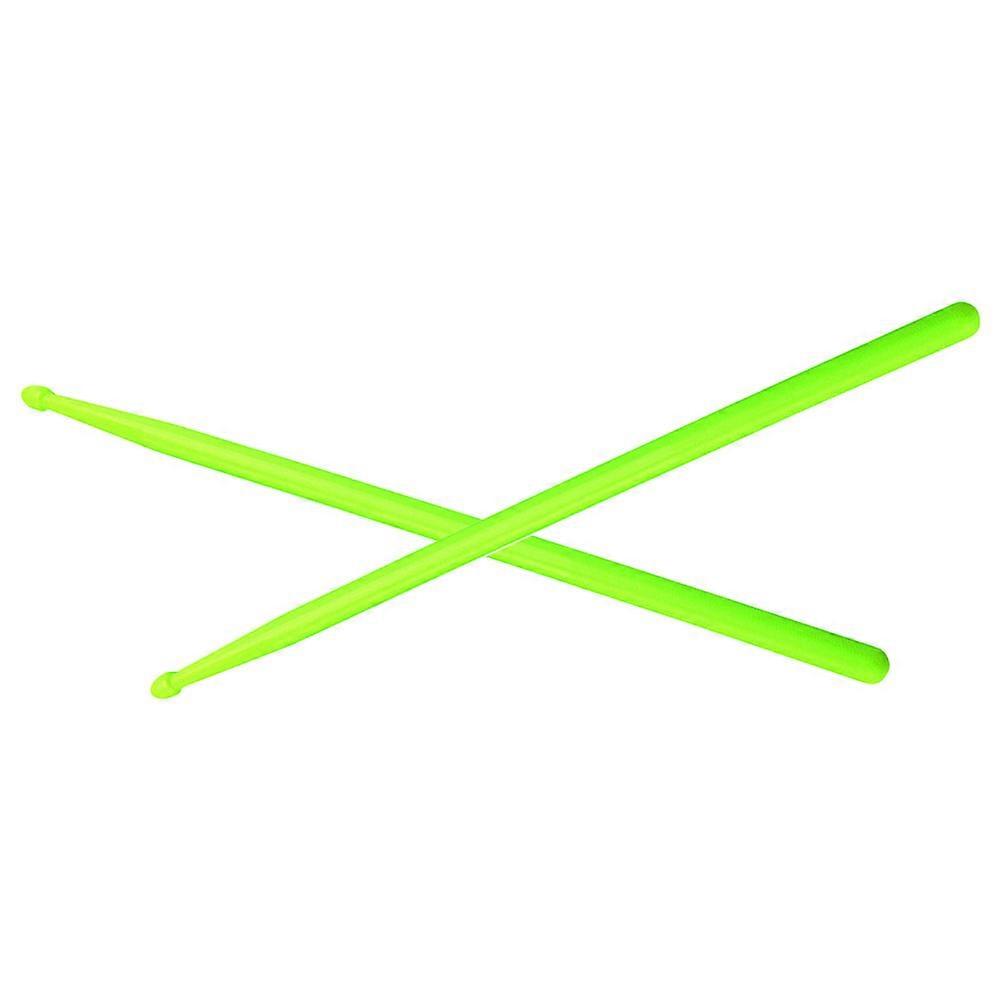 Drum Sticks for Drum Set Nylon 1Pair Light Green Long Handle Percussion Sticks