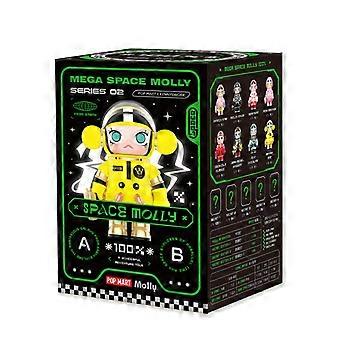 POP MART MEGA SPACE MOLLY 100% SERIES 02-B Mystery Box 1PC/9PCS POPMART Blind Box Action Figure