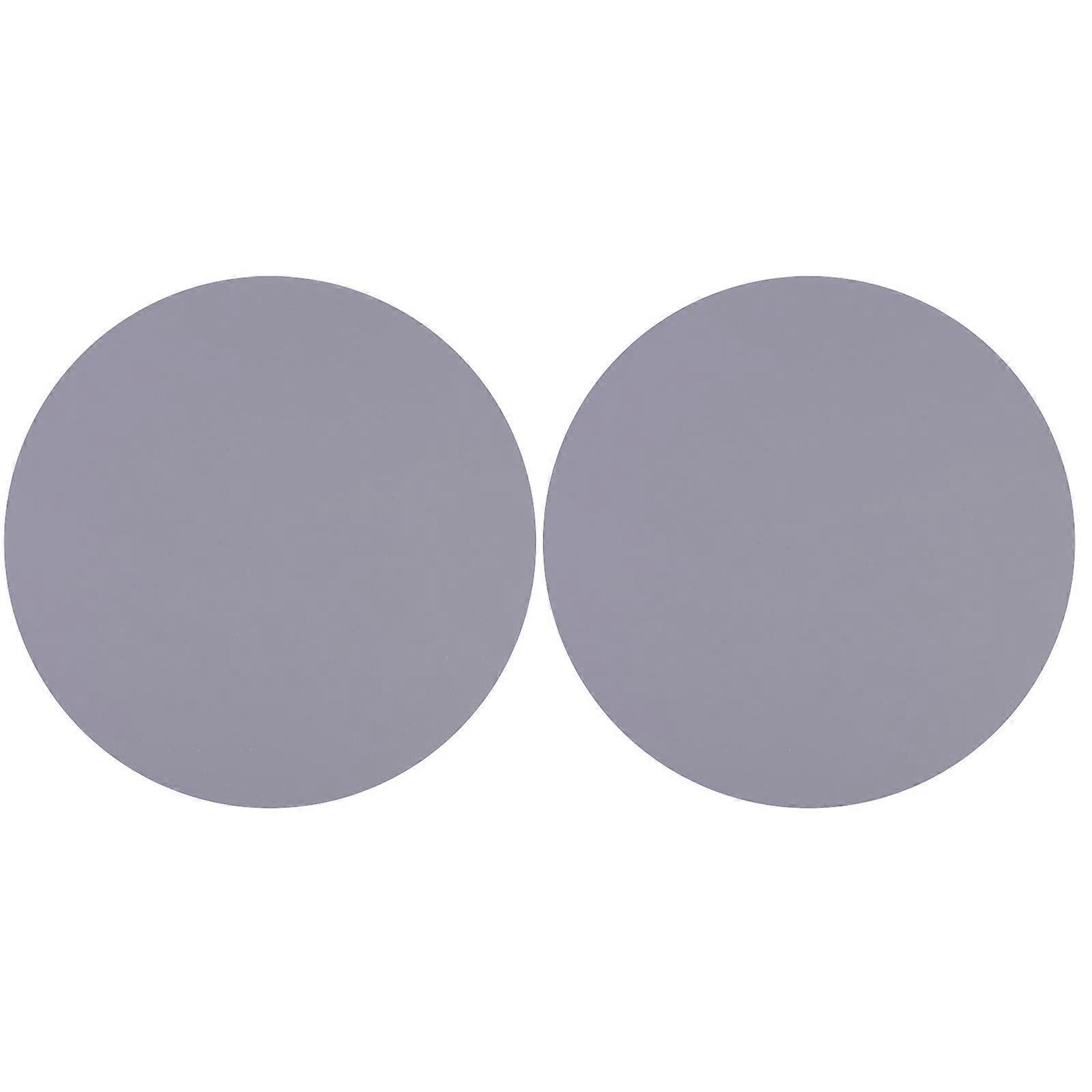Grey Silicone Round Table Mats for Cooking Baking 6Pcs Kitchen Set