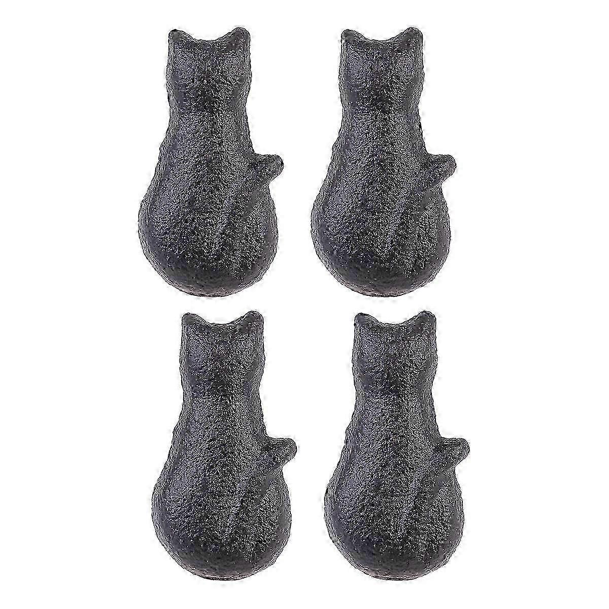 4pcs Door Handles Kitchen Cabinet Knobs Cupboard Wardrobe Pull Knobs Metal Handle for Home Kitchen (Fourth Pattern) 25-26