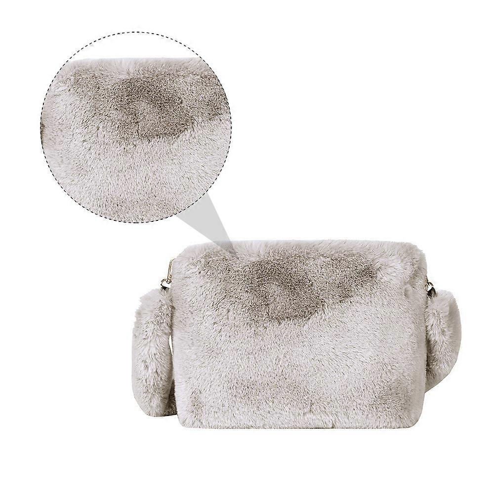 Single Shoulder Bag Plush Bag for Storage 1Pcs Large Capacity Chic