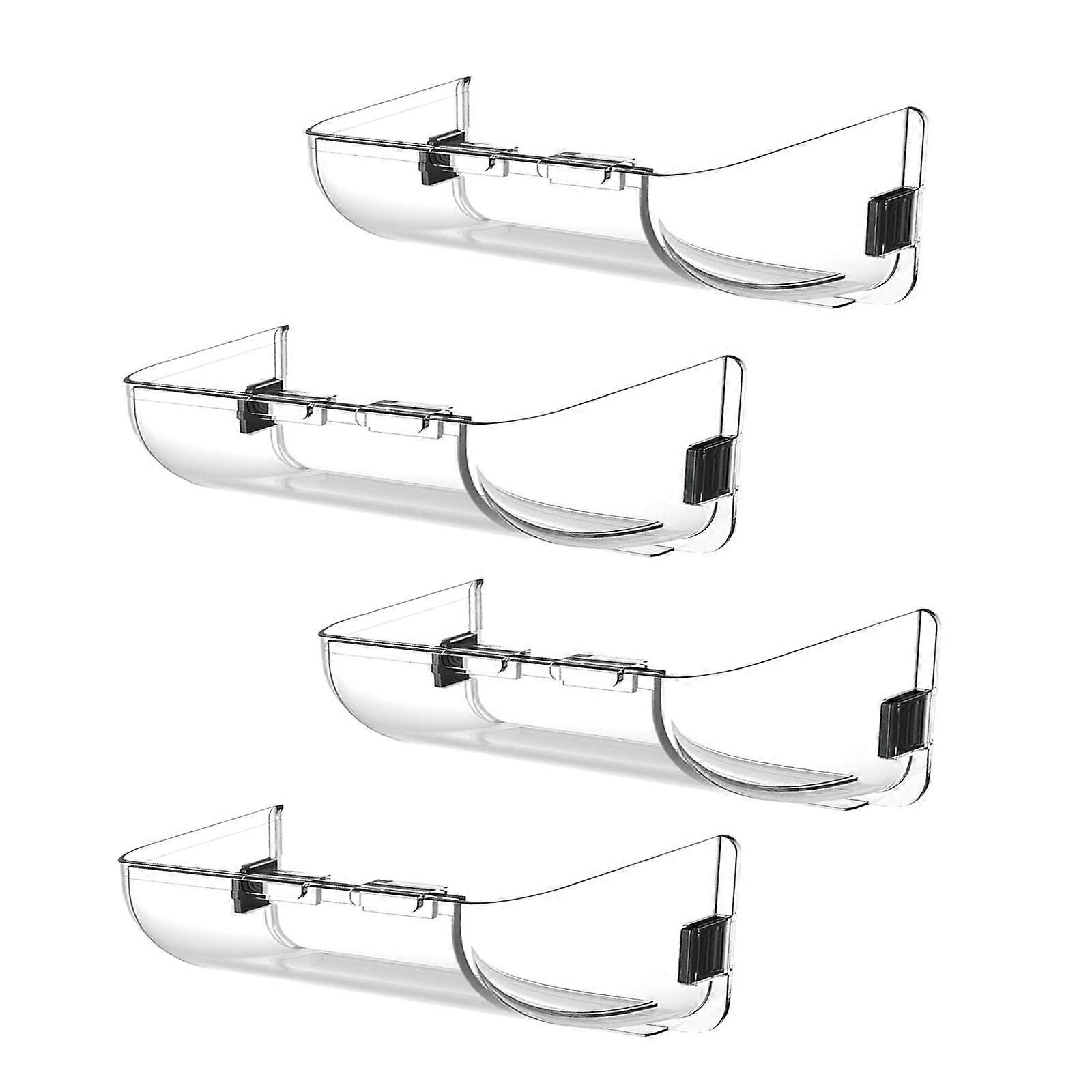 4Pcs Clear Adjustable Floor Vent Deflector Universal Adjustable Vent Deflectors for Air Circulation Accessories Multicolor