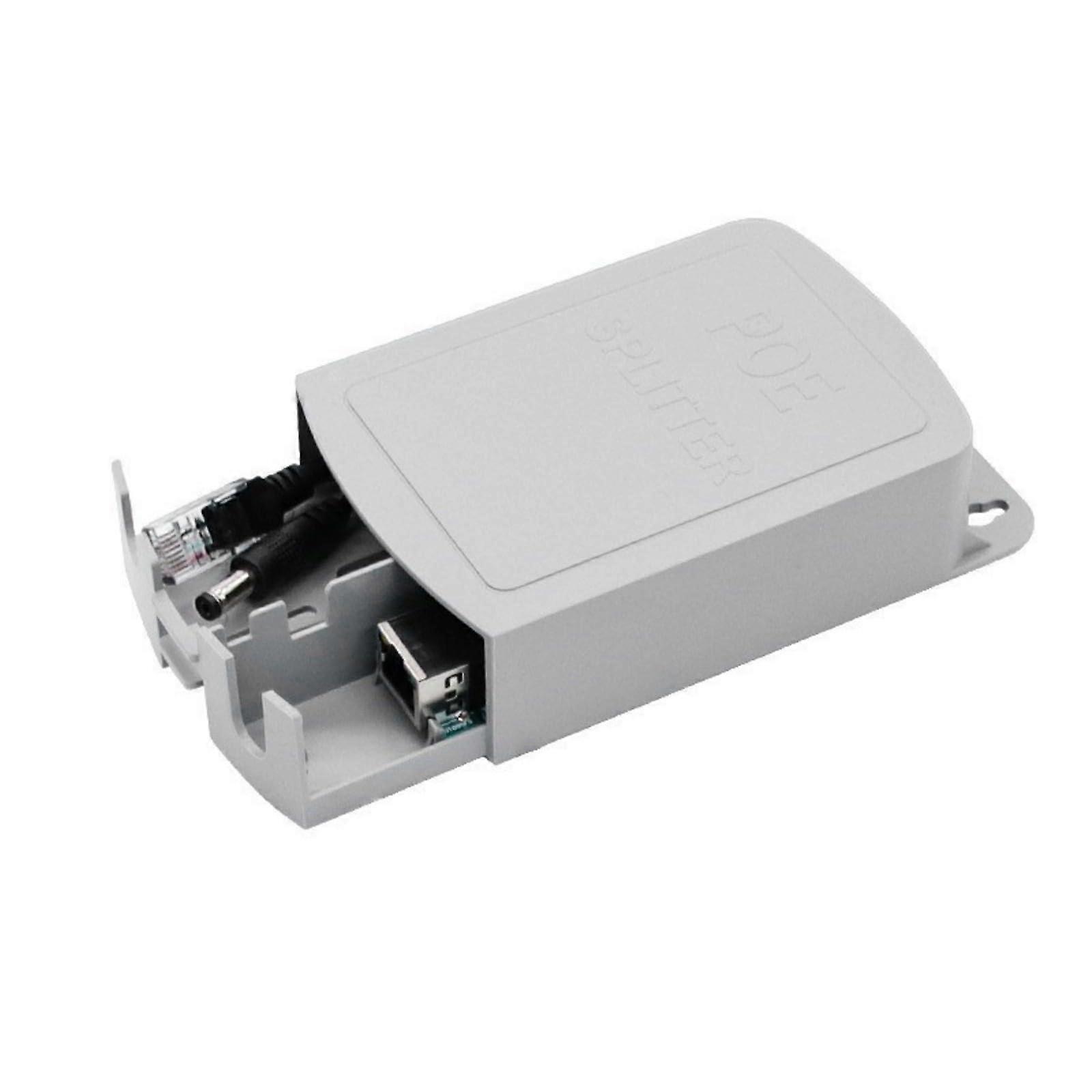 Outdoor Ethernet Extender with PoE Power Splitter 48V to 12V for Long Range Security Camera Networking