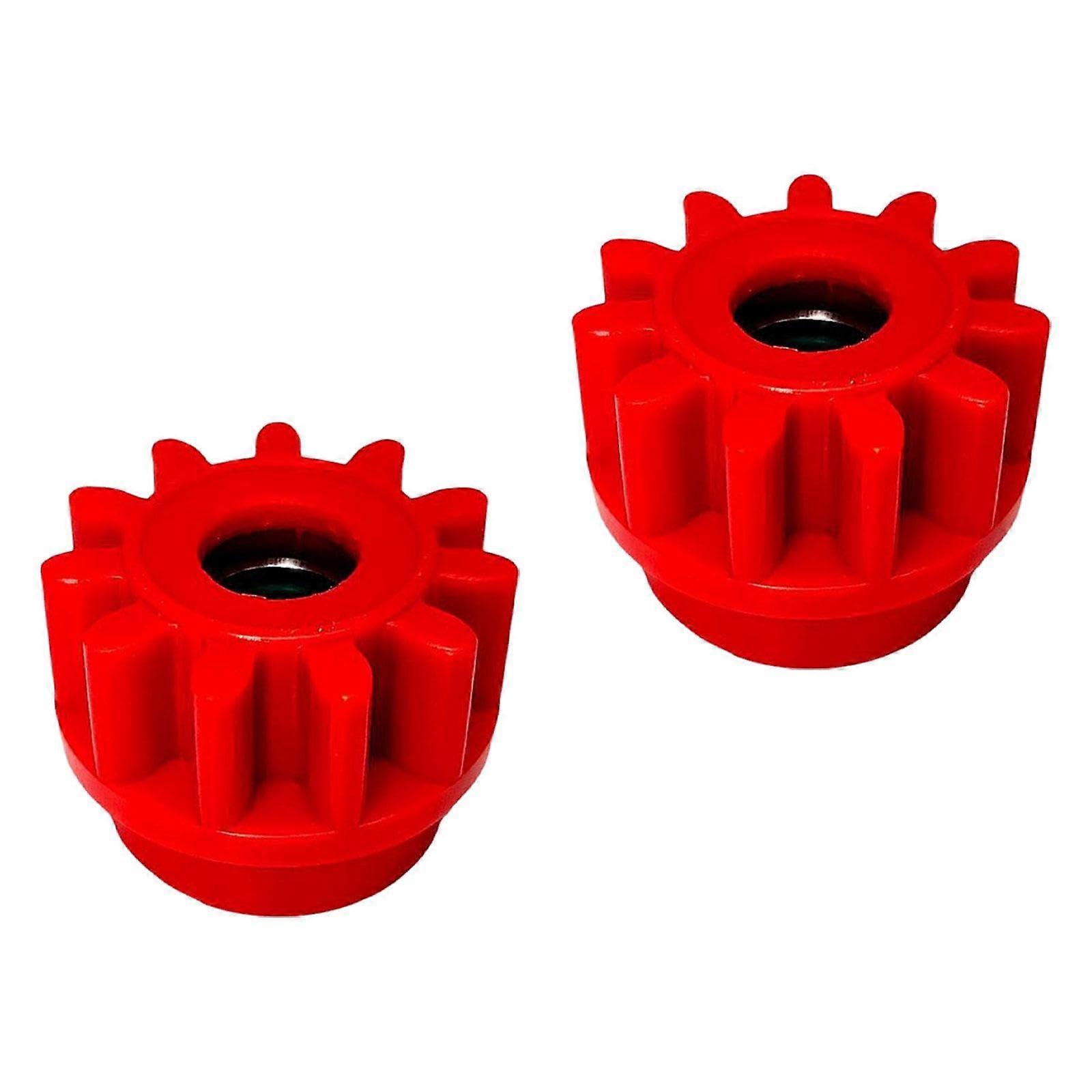 2 Pieces Mop Bucket Gear Replacement with Durable Compact Sprockets for Spin Mop Buckets, Red