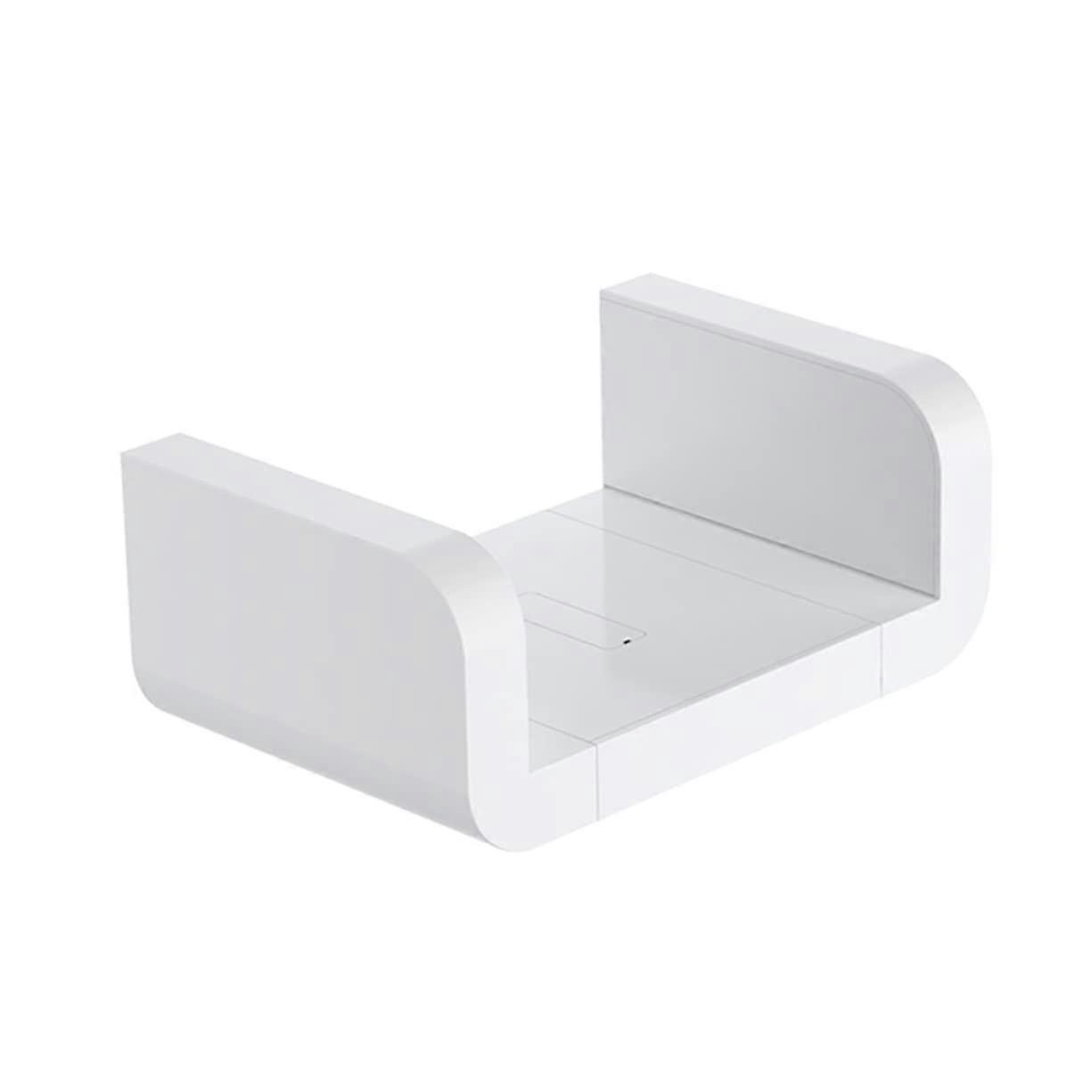 Bathroom Wall Shelf Waterproof WallMount Shower Storage Rack Easy Drill Install Organizer