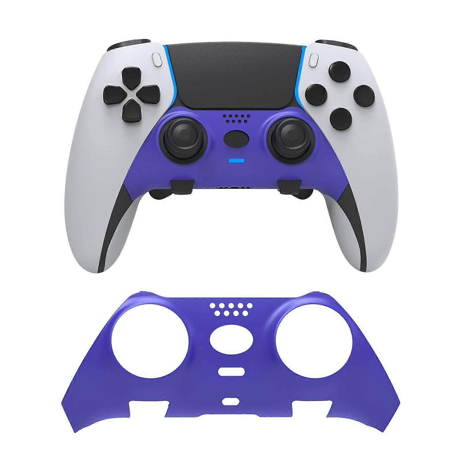 Purple Custom Cover Shell Trim for PS5 Edge Controller with Precision Fit and Tool Installation