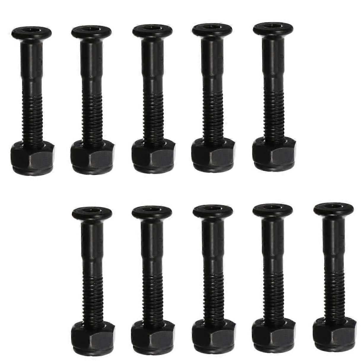 40 Sets Skateboard Mounting Hardware Bolts and Nuts RustResistant Easy Deck Installation