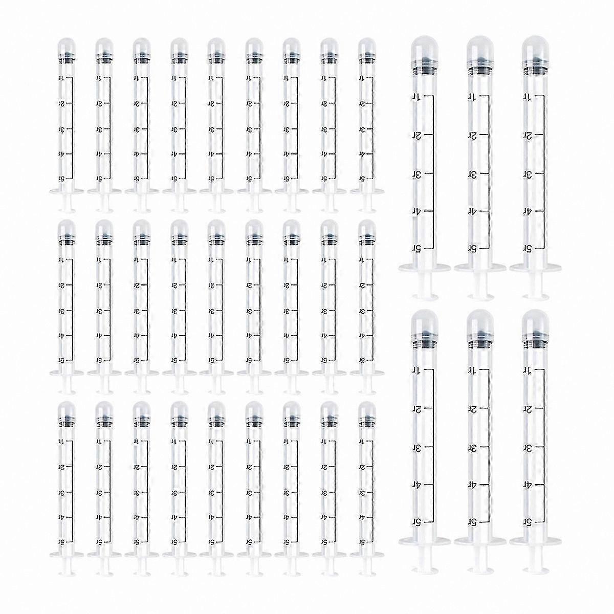 40-Pack Vaginal Applicators for Creams & Suppositories, Disposable Syringes for Lube Application