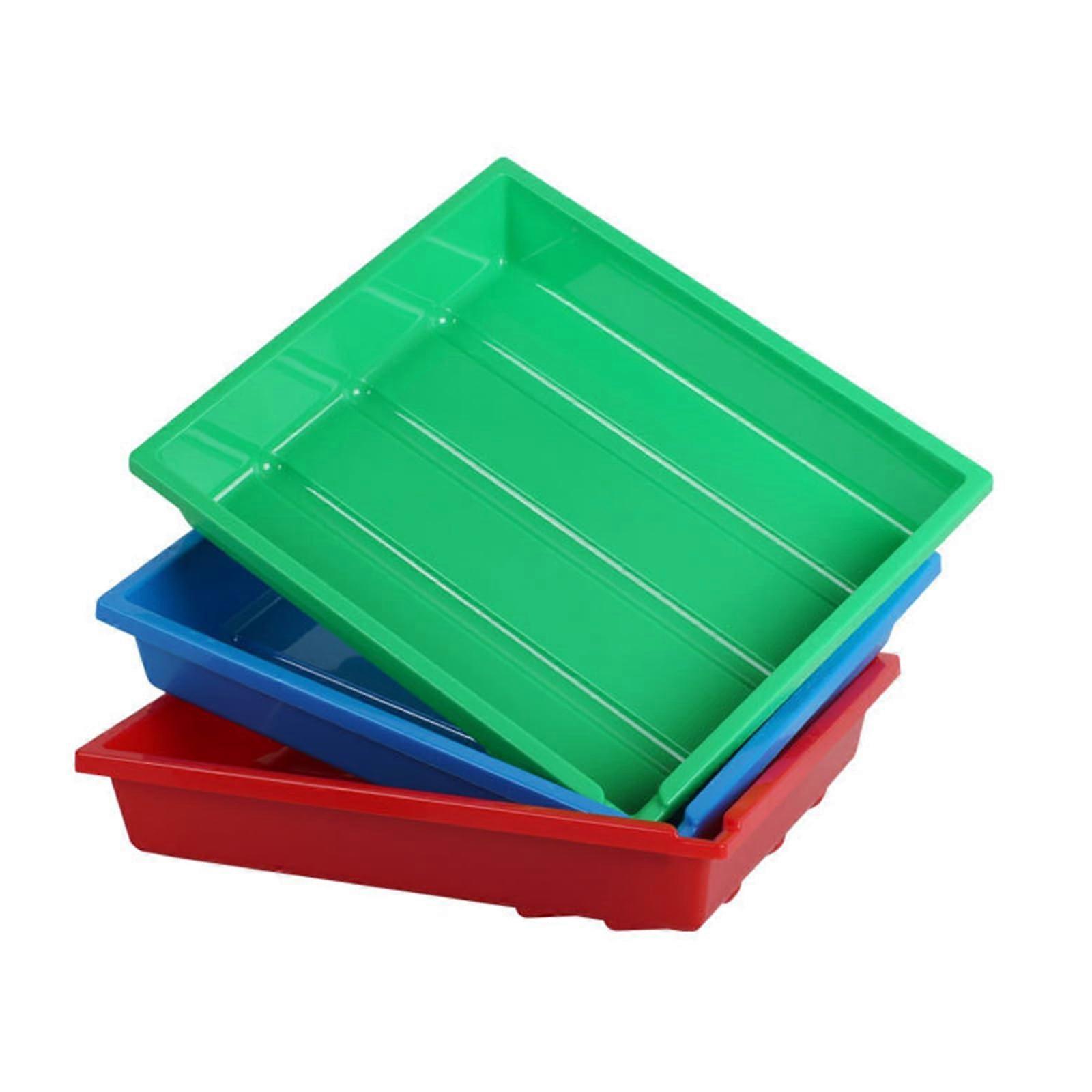Darkroom Developing Tray Set 3Color LeakProof for Film and Photo Paper Processing