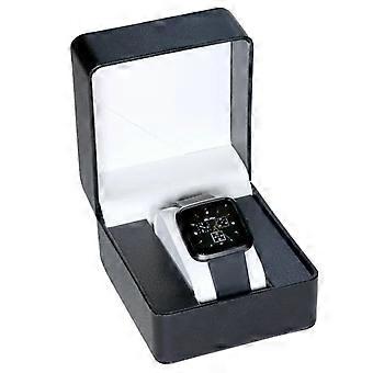 Single Watch Gift Box with Pillow PU Leather Wristwatch Display Case Organiser compatible with Men