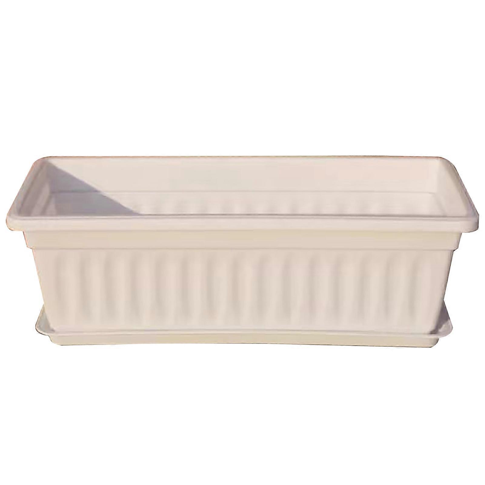 Flowerpot Rectangular Large Capacity for Vegetable and Herb Indoor Planting