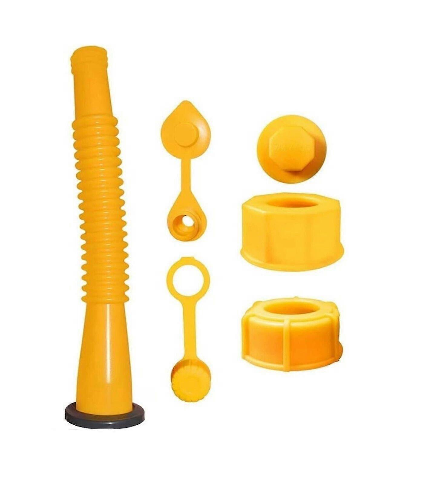 Replacement Gas Can Spout Nozzle Vent Kit for Plastic Gas Cans Old Style Cap