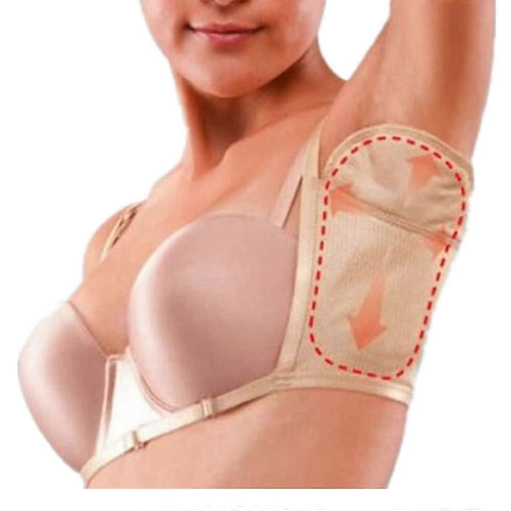 Reusable Underarm Sweat Pads with Secure Strap Fit and Breathable Cotton Shield for Full Coverage