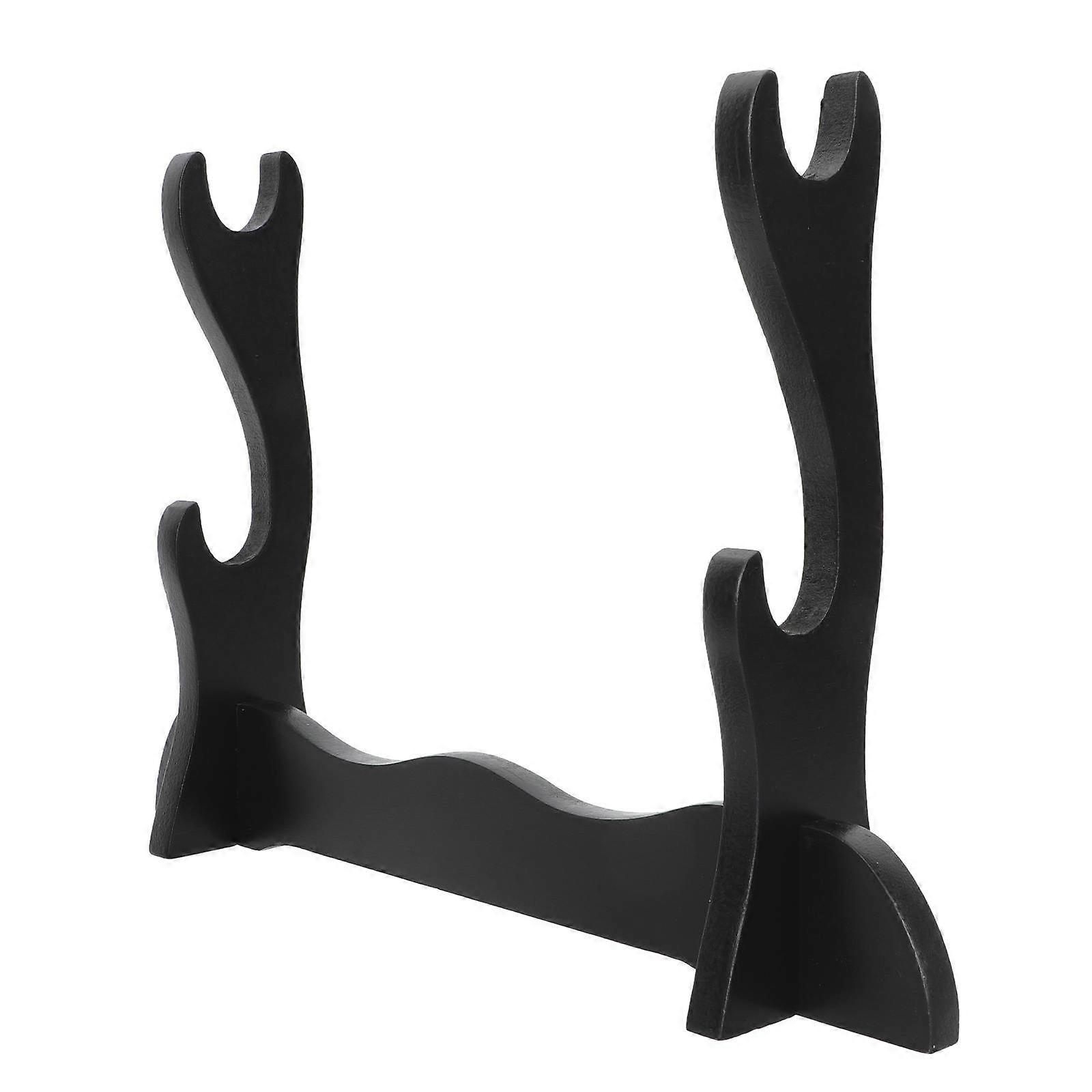 Flute Storage Rack Two-Tier Stand for Household Storage