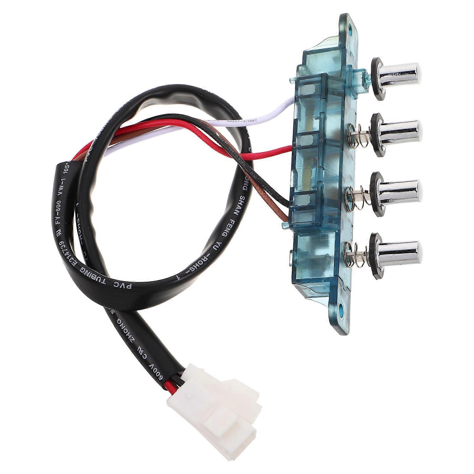 Range Hood Keyboard Switch with 4 Buttons for Appliance Replacement