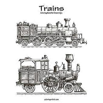 Libro da colorare Treni per - Adulti - Ups 1 (Treni)