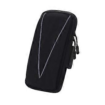 Bolsa de celular portátil, refletora e impermeável para corrida, ideal para esportes ao ar livre.