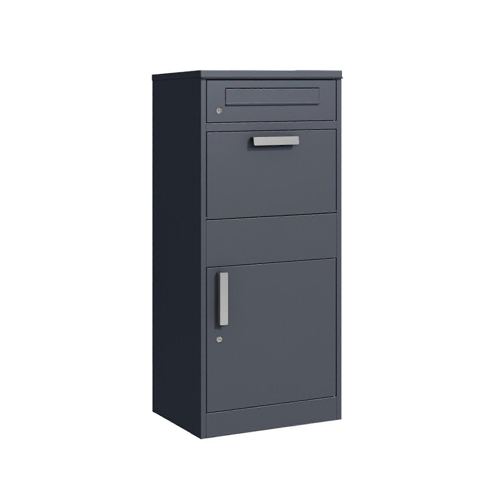 Wall and floor mounted weatherproof mailbox