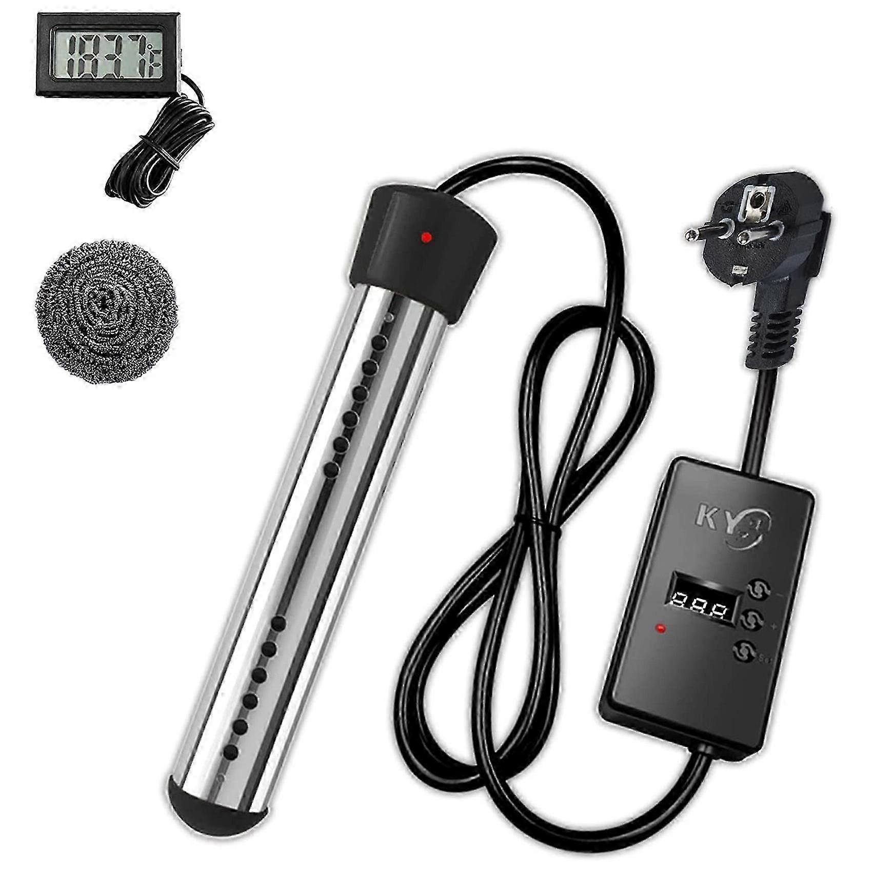 Immersion Heater for Pool, 2500W with Automatic Timer for Safe Heating