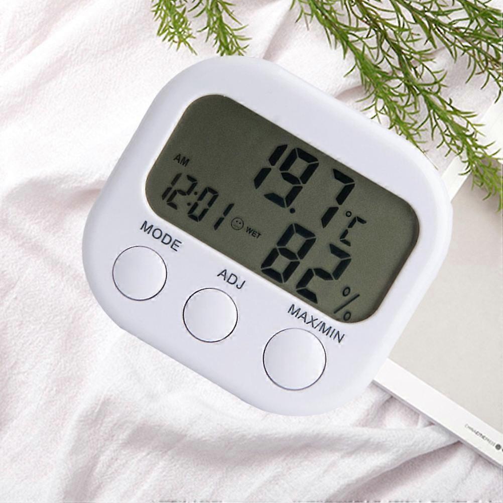 Rectangular Digital Hygrometer 1Pcs for Indoor Environment with Temperature Display