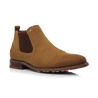Sterling MFA606325 Herren-Chelsea-Stiefeletten zum Hineinschlüpfen (Wildleder), in Toffee-Wildleder, Herrengröße 6,5