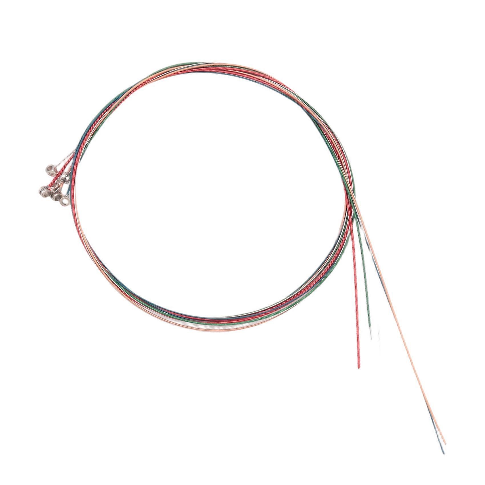 6Pcs/Set Acoustic Guitar String Replacement Steel String
