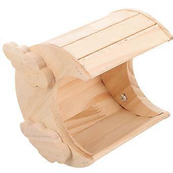 Hamsterversteck, 2er-Packung, Holzhaus für Hamster, geeignet für Kleintiere